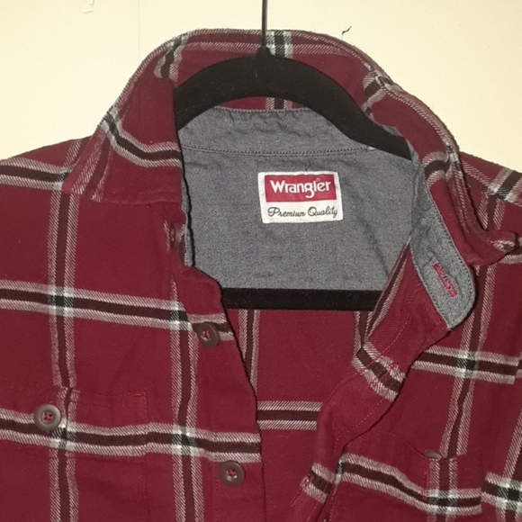 Vtg Wrangler boyfriend flannel - Picture 2 of 6